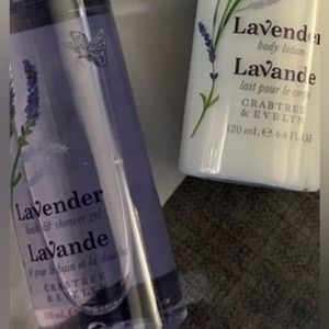 Lavender Body Lotion & Body Wash Set by Crabtree & Evelyn New Unused